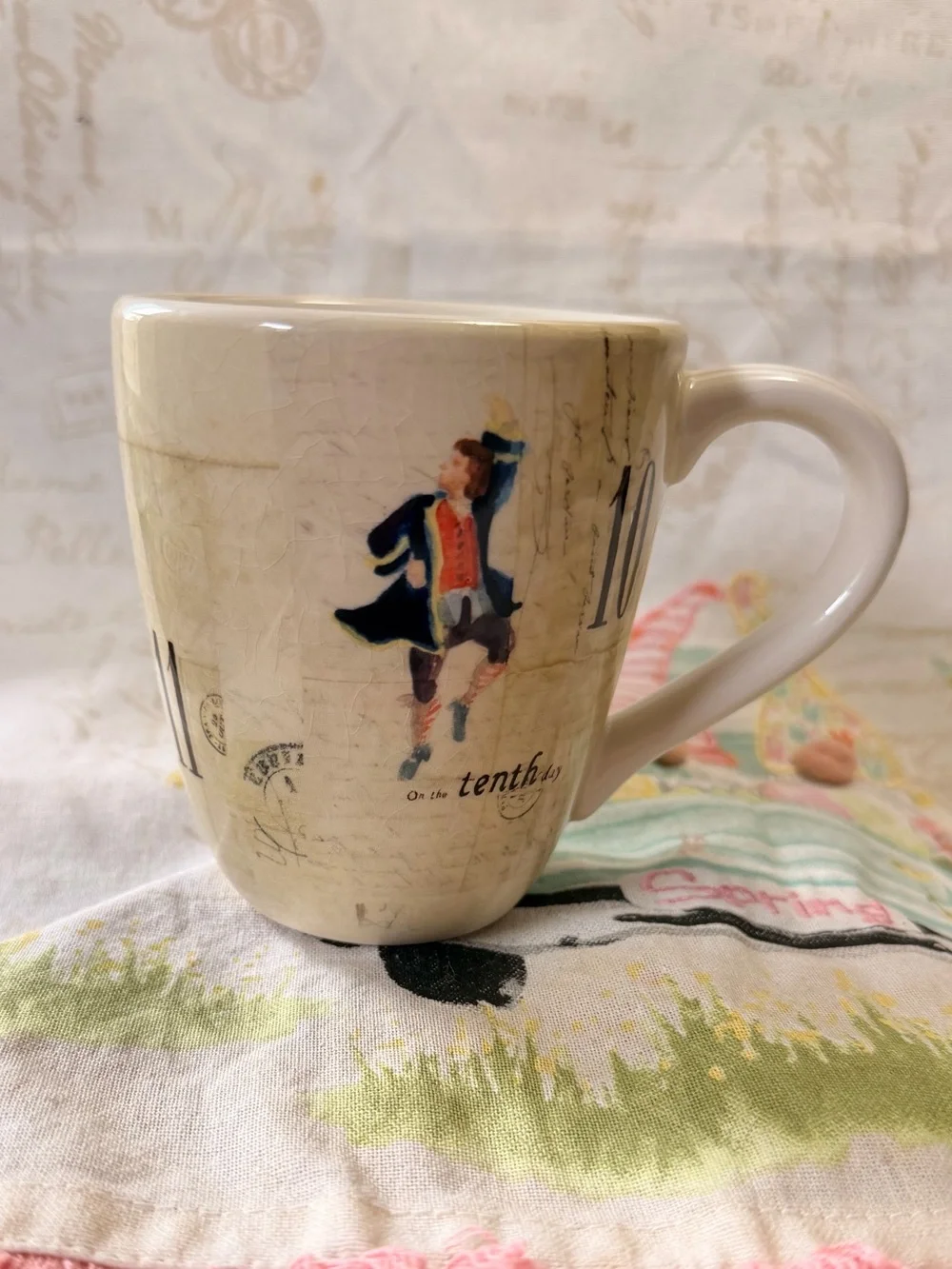 Vintage Williams-Sonoma 12 Days of Christmas Mug